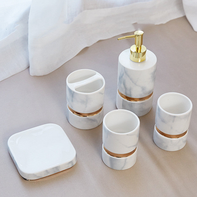 Marble Mirage Spa Set