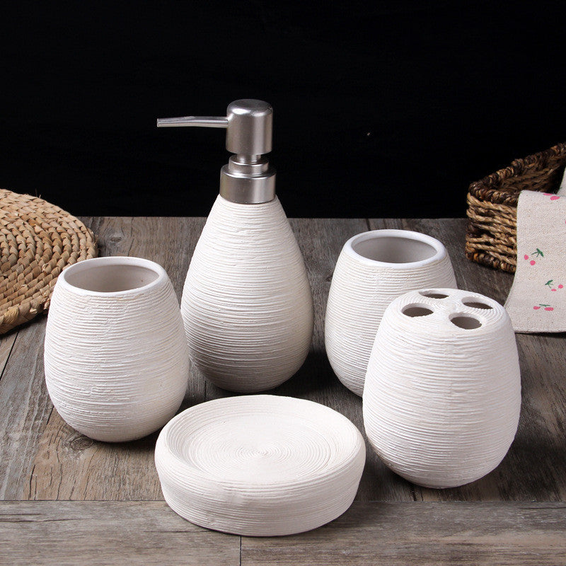 European Style Ceramic Bathroom Set