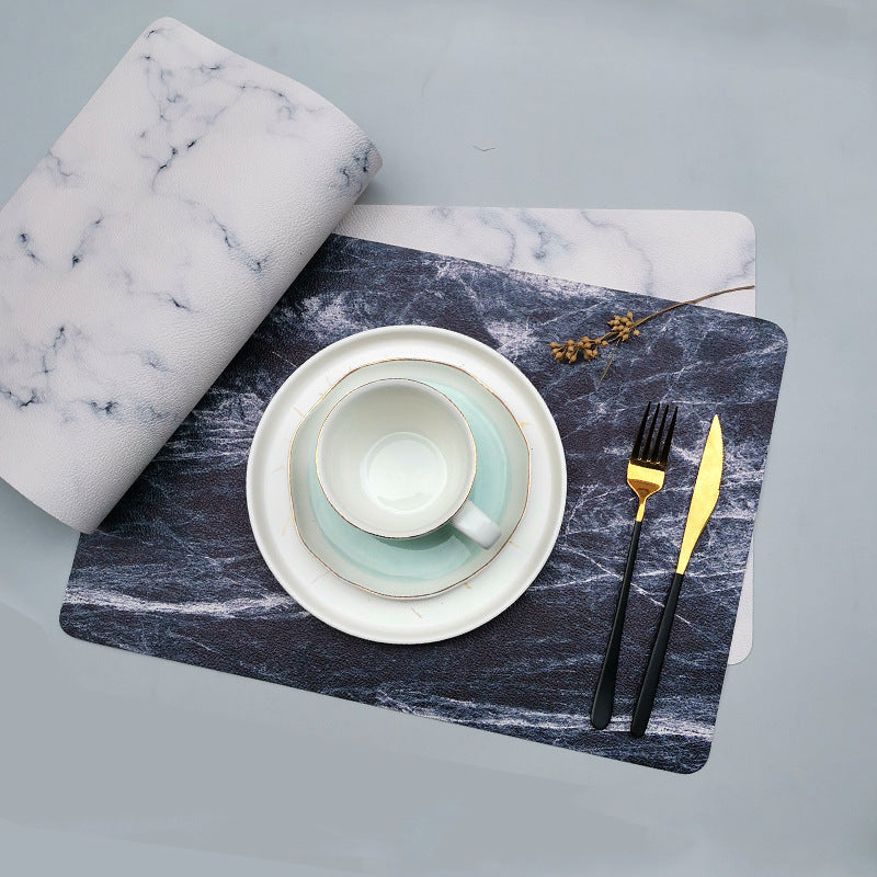 Marble Leather Placemat