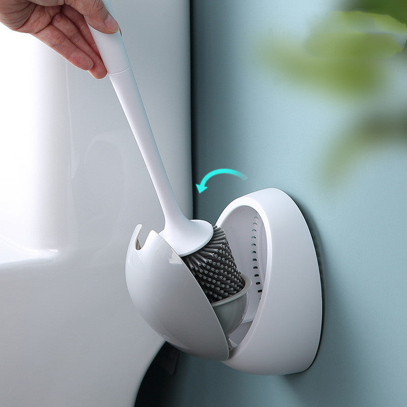 Wall-mounted Toilet Brush & Holder