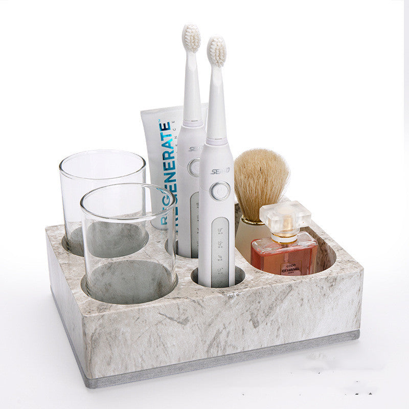 Artisanal Resin Toothbrush Holder