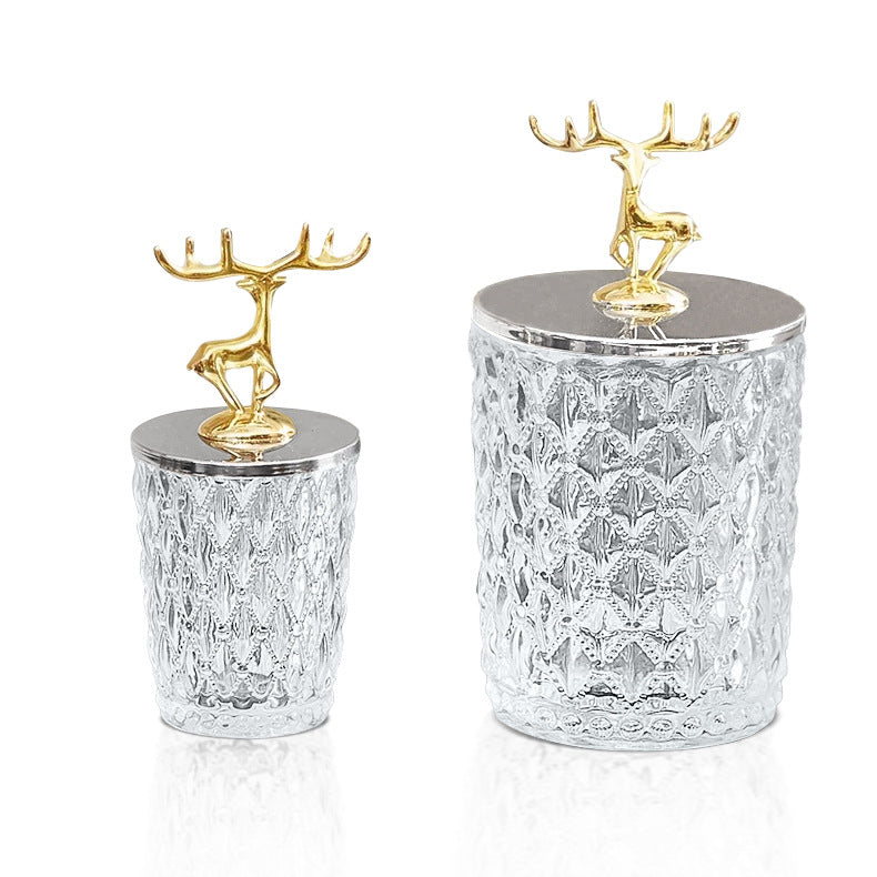 Decorative Glass Storage Jar