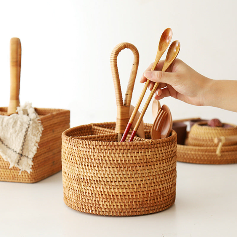 Rattan Multi-Purpose Storage Basket