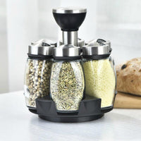 7 piece Rotating Seasoning Storage Set