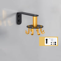 Punch Free Rotating Bathroom Towel Rack