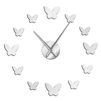 3D Reflective Butterfly Clock