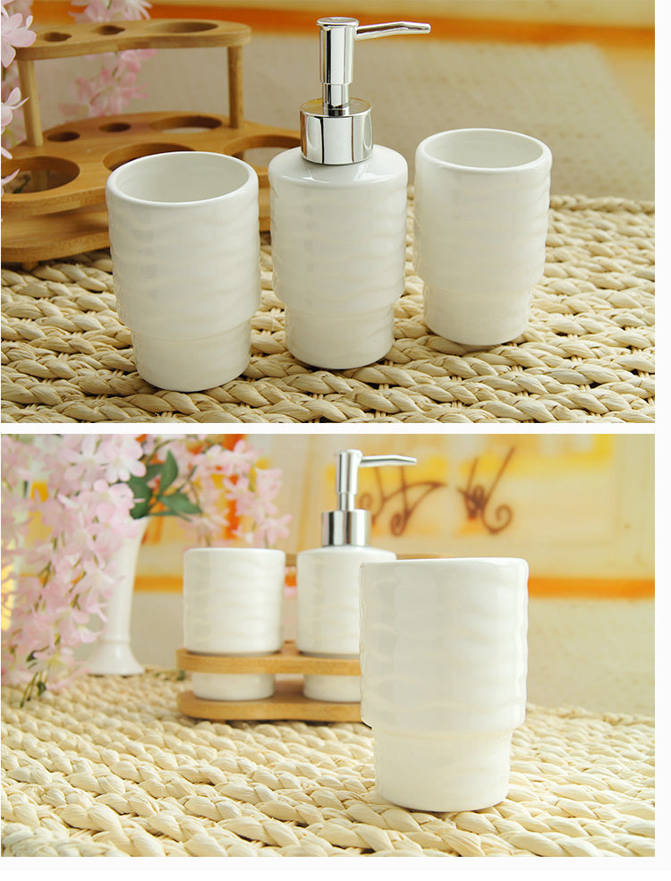 Porcelain Prism Bathroom Set