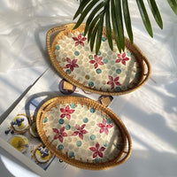 Rattan Shell Tray