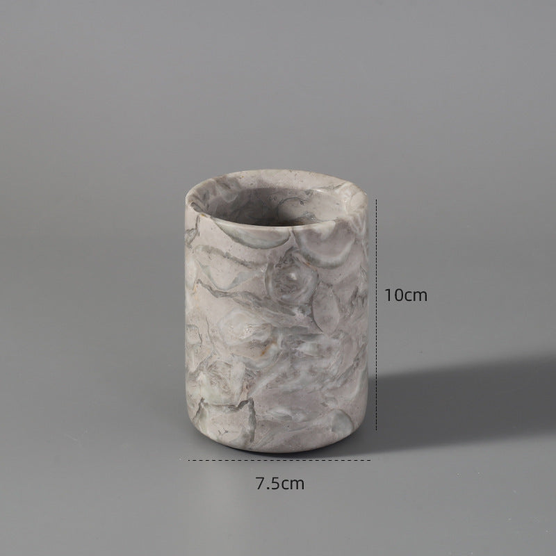 Luxe Marble Bathroom Set