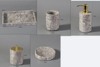 Luxe Marble Bathroom Set