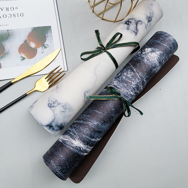 Marble Leather Placemat