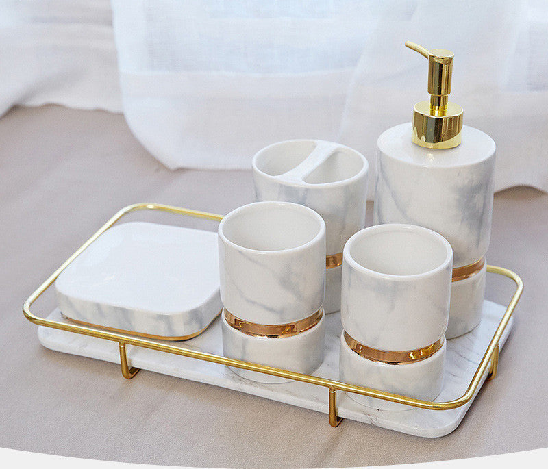 Marble Mirage Spa Set
