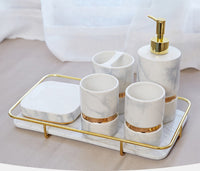 Marble Mirage Spa Set