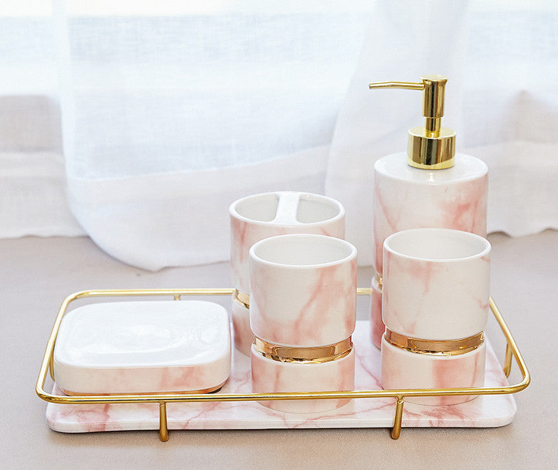 Marble Mirage Spa Set