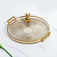 Majesty Gold-handled Serving Tray