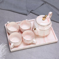 Marbled Tea set