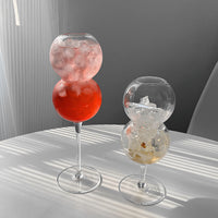 Bubble Glass Ball Globlet