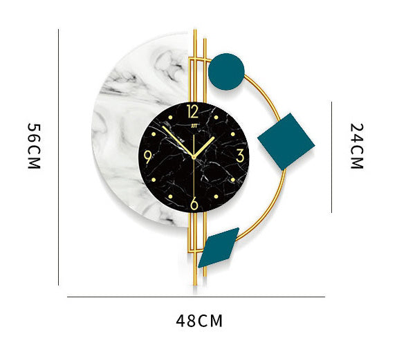 Marble Luxe Wall Clock