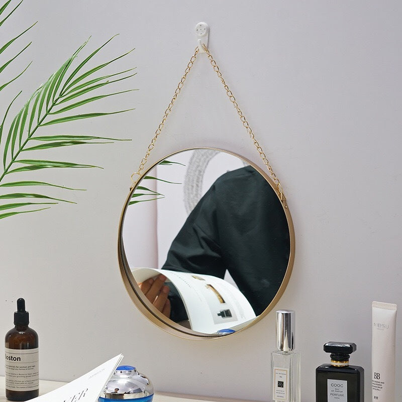 Metal Wrought Iron Bathroom Mirror