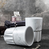 Serene Marble Haven Bathroom Set