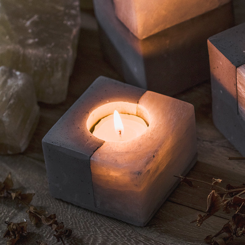 Stone Ornamental Tealight Candle holder