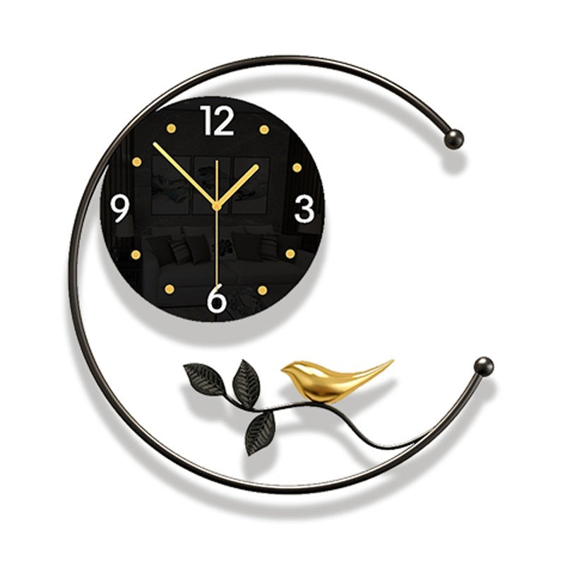 Golden Finch Wall Clock