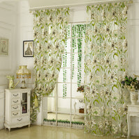 Floral Sheer Curtains