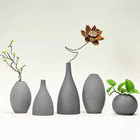 Frosted Glaze Vase Collection