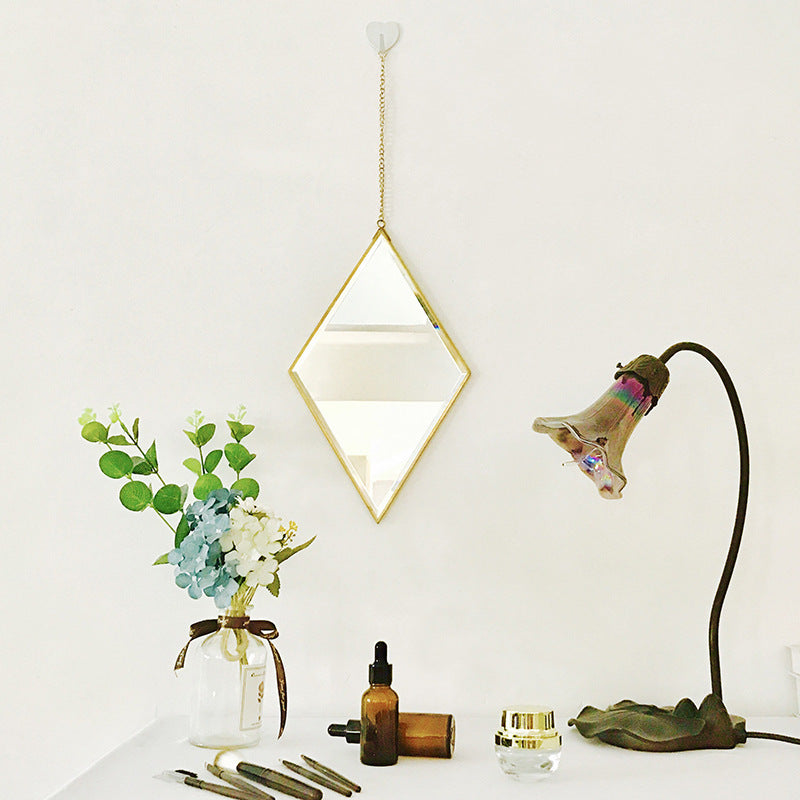 Brass Beam Bathroom Mirror