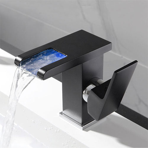 Luminous Waterfall Bathroom Faucet