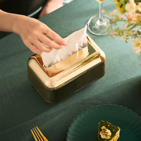 Gilded Elegance Tissue Box