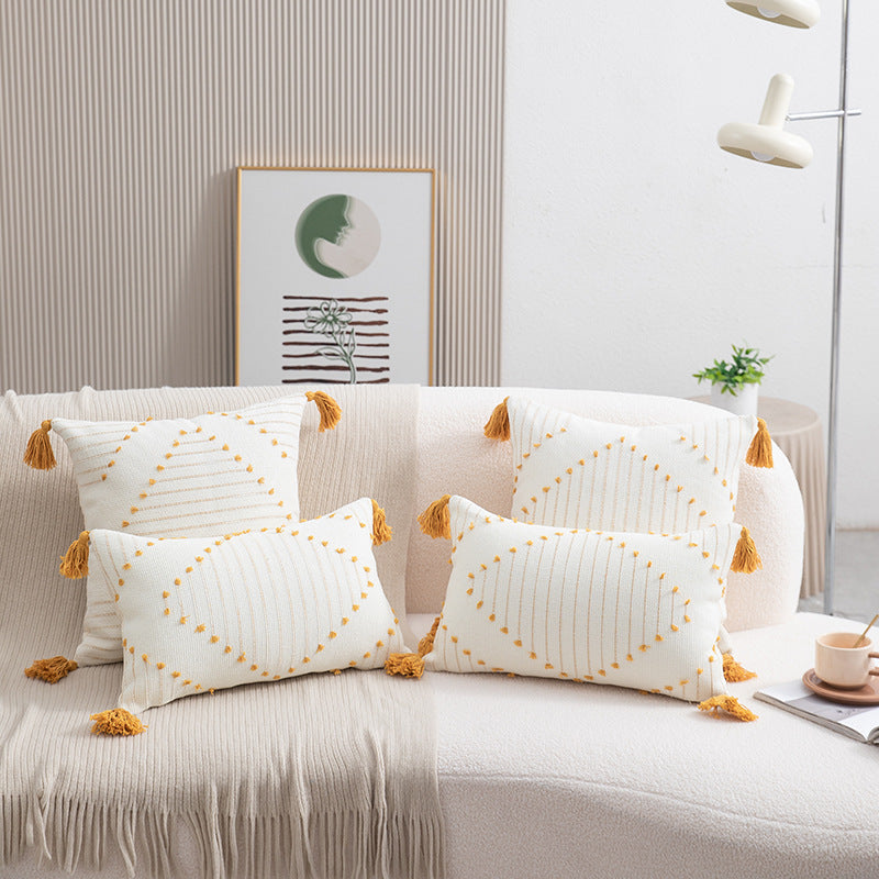 Yellow Flower Cushions