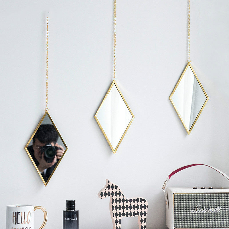 Brass Beam Bathroom Mirror