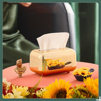 Gilded Elegance Tissue Box